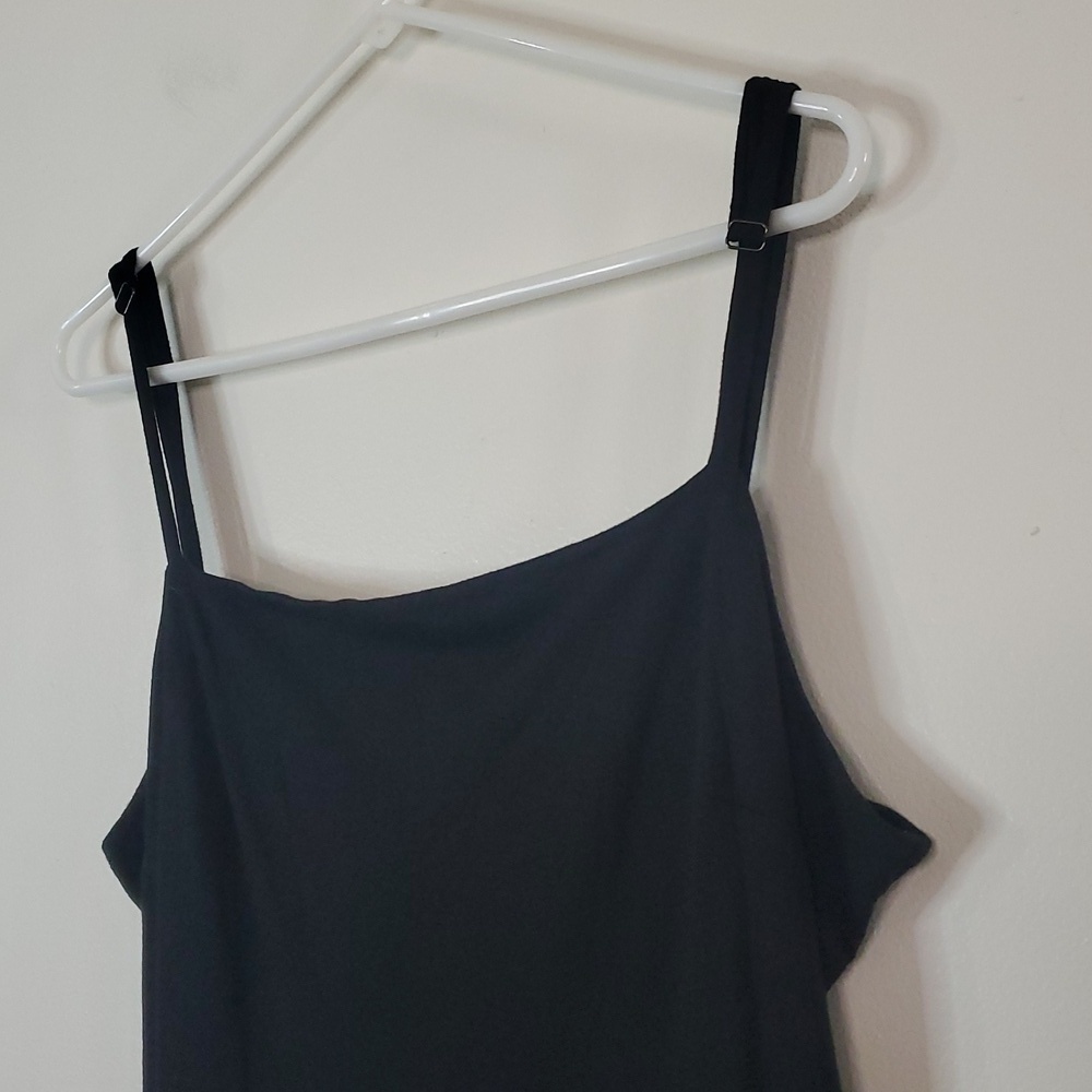 NWT Michael Stars Evereve Allora Dress Size Extra Large Black Tie Back Midi Dres - Picture 5 of 14